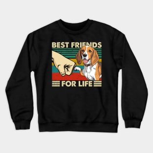 Best Friends For Life Beagle Love, Tee Trendsetter Triumphs Crewneck Sweatshirt